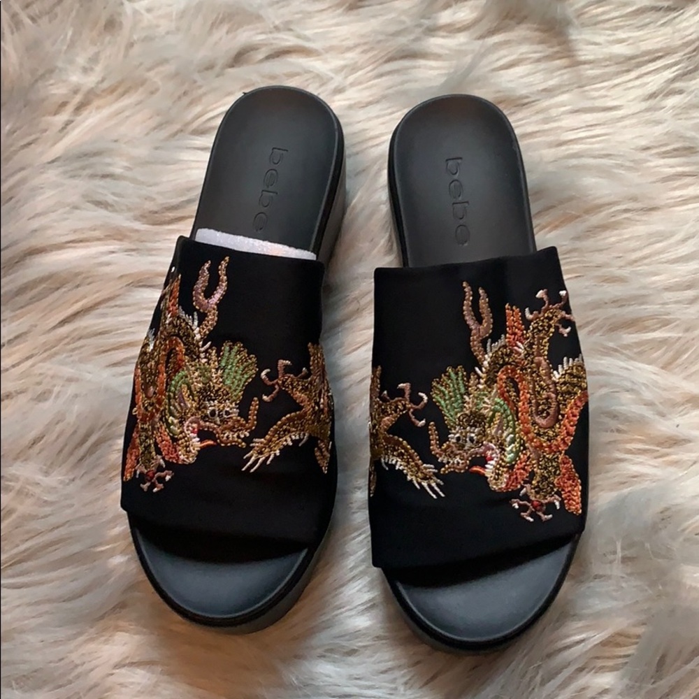 Bebe platform sandals